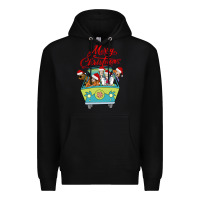 Black Scooby Doo merry christmas Premium Hoodie - artisFamous