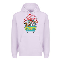 Lilac Scooby Doo merry christmas Premium Hoodie - artisFamous