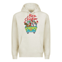 Oatmeal Heather Scooby Doo merry christmas Premium Hoodie - artisFamous