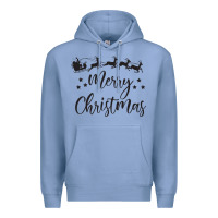 Colony Blue merry christmas Premium Hoodie - artisFamous