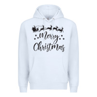 White merry christmas Premium Hoodie - artisFamous