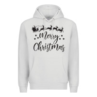 Dove Grey merry christmas Premium Hoodie - artisFamous