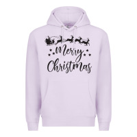 Lilac merry christmas Premium Hoodie - artisFamous