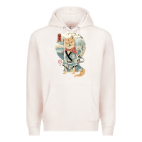 Pale Pink shiba inu dog japan Premium Hoodie - artisFamous