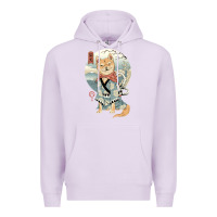 Lilac shiba inu dog japan Premium Hoodie - artisFamous