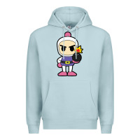 Blue Mist bomberman Premium Hoodie - artisFamous
