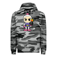 Slate Camo bomberman Premium Hoodie - artisFamous