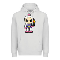 Dove Grey bomberman Premium Hoodie - artisFamous