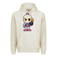Oatmeal Heather bomberman Premium Hoodie - artisFamous