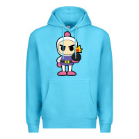 Ocean Blue bomberman Premium Hoodie - artisFamous