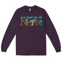 Plum you had me at coffee Long Sleeve Tee - Artiststas