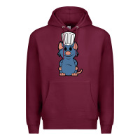 Burgundy ratatouille remy Premium Hoodie - artisFamous