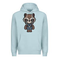 Blue Mist rocket racoon chibi Premium Hoodie - artisFamous