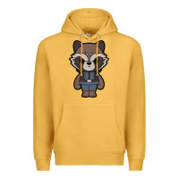 Mustard rocket racoon chibi Premium Hoodie - artisFamous