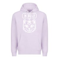Lilac kill no more heroes cat Premium Hoodie - artisFamous