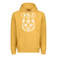Mustard kill no more heroes cat Premium Hoodie - artisFamous