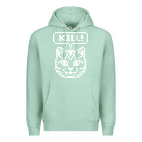 Seafoam kill no more heroes cat Premium Hoodie - artisFamous