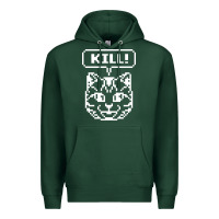 Sports Green kill no more heroes cat Premium Hoodie - artisFamous
