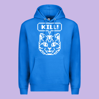 Kill No More Heroes Cat Premium Hoodie Designed By Artisfamous