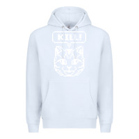 White kill no more heroes cat Premium Hoodie - artisFamous