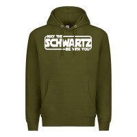 Army Green may the schwartz be with you Premium Hoodie - artisFamous
