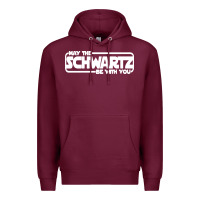 Burgundy may the schwartz be with you Premium Hoodie - artisFamous