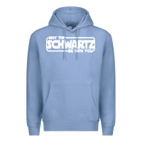 Colony Blue may the schwartz be with you Premium Hoodie - artisFamous