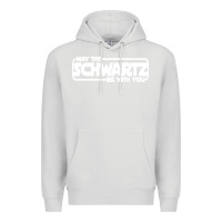 Dove Grey may the schwartz be with you Premium Hoodie - artisFamous