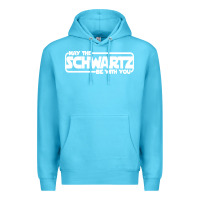 Ocean Blue may the schwartz be with you Premium Hoodie - artisFamous