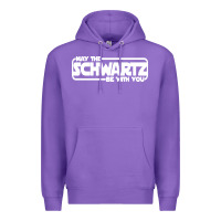 Purple may the schwartz be with you Premium Hoodie - artisFamous