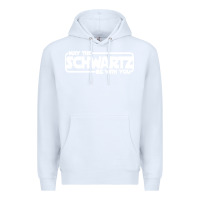 White may the schwartz be with you Premium Hoodie - artisFamous
