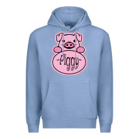 Colony Blue pig piggy costume Premium Hoodie - artisFamous