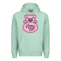 Seafoam pig piggy costume Premium Hoodie - artisFamous