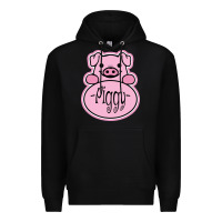 Black pig piggy costume Premium Hoodie - artisFamous