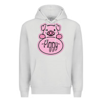 Dove Grey pig piggy costume Premium Hoodie - artisFamous