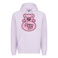 Lilac pig piggy costume Premium Hoodie - artisFamous
