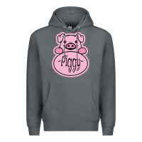 Rock pig piggy costume Premium Hoodie - artisFamous