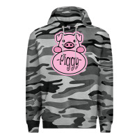 Slate Camo pig piggy costume Premium Hoodie - artisFamous