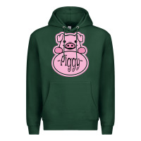 Sports Green pig piggy costume Premium Hoodie - artisFamous