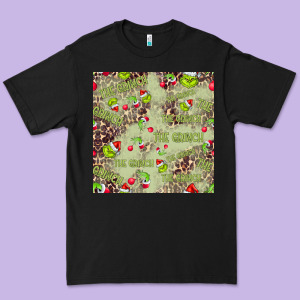 The Grinch Seamless Premium Tee Designed By Cowhidedigitalart