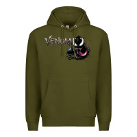 Army Green VENOM THE MOVIE Premium Hoodie - artisFamous