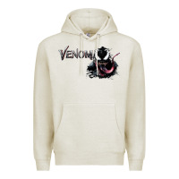 Oatmeal Heather VENOM THE MOVIE Premium Hoodie - artisFamous