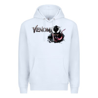 White VENOM THE MOVIE Premium Hoodie - artisFamous