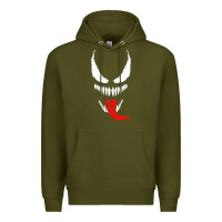 Army Green VENOM THE MOVIE Premium Hoodie - artisFamous