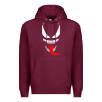 Burgundy VENOM THE MOVIE Premium Hoodie - artisFamous