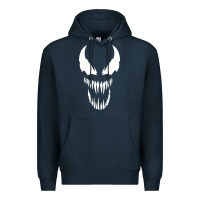 Navy VENOM THE MOVIE Premium Hoodie - artisFamous