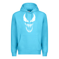 Ocean Blue VENOM THE MOVIE Premium Hoodie - artisFamous