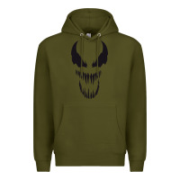 Army Green VENOM THE MOVIE Premium Hoodie - artisFamous