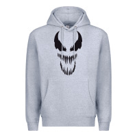 Heather Grey VENOM THE MOVIE Premium Hoodie - artisFamous
