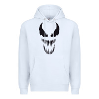 White VENOM THE MOVIE Premium Hoodie - artisFamous
